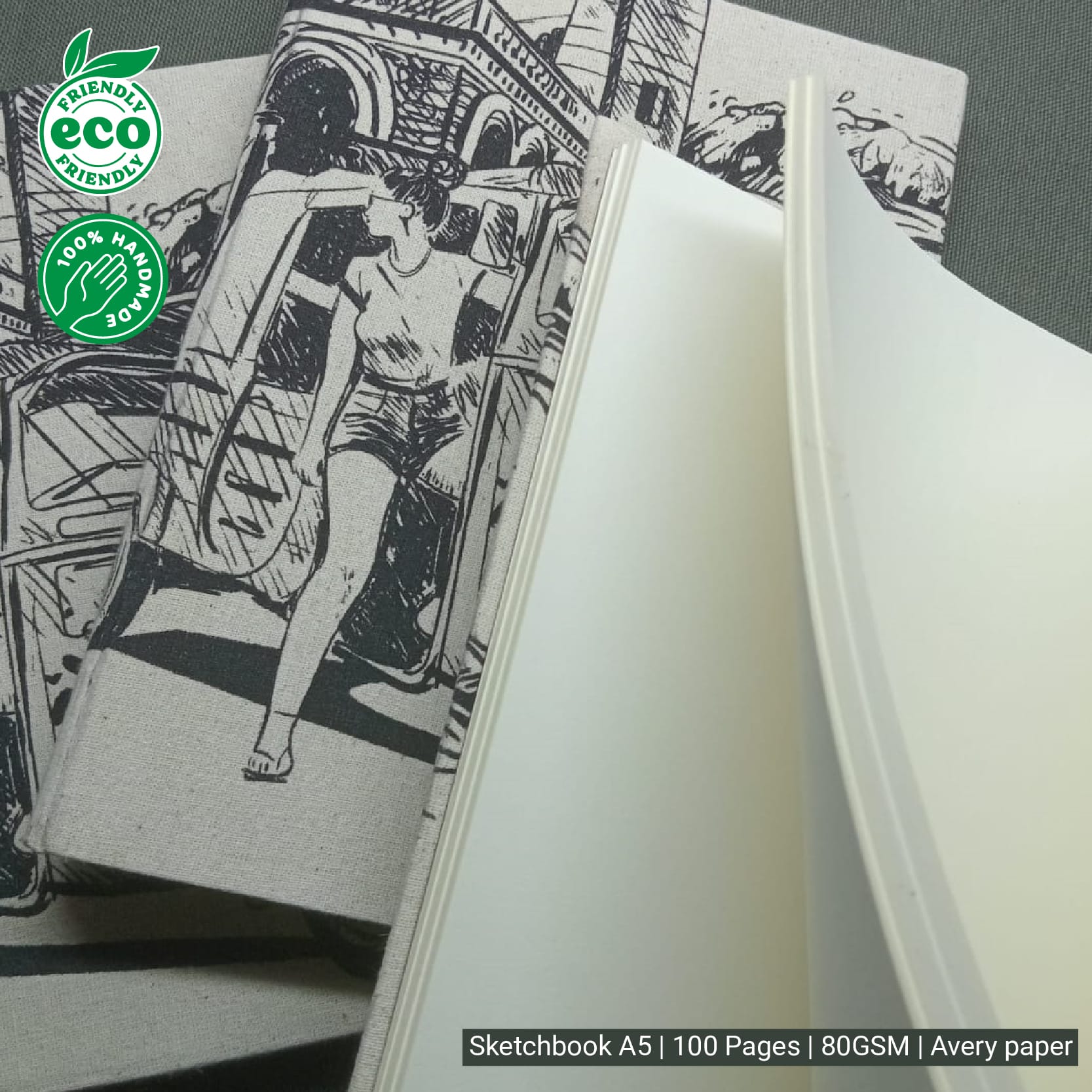 eco-friendly sketchbook-ගාල්ල - Image 2