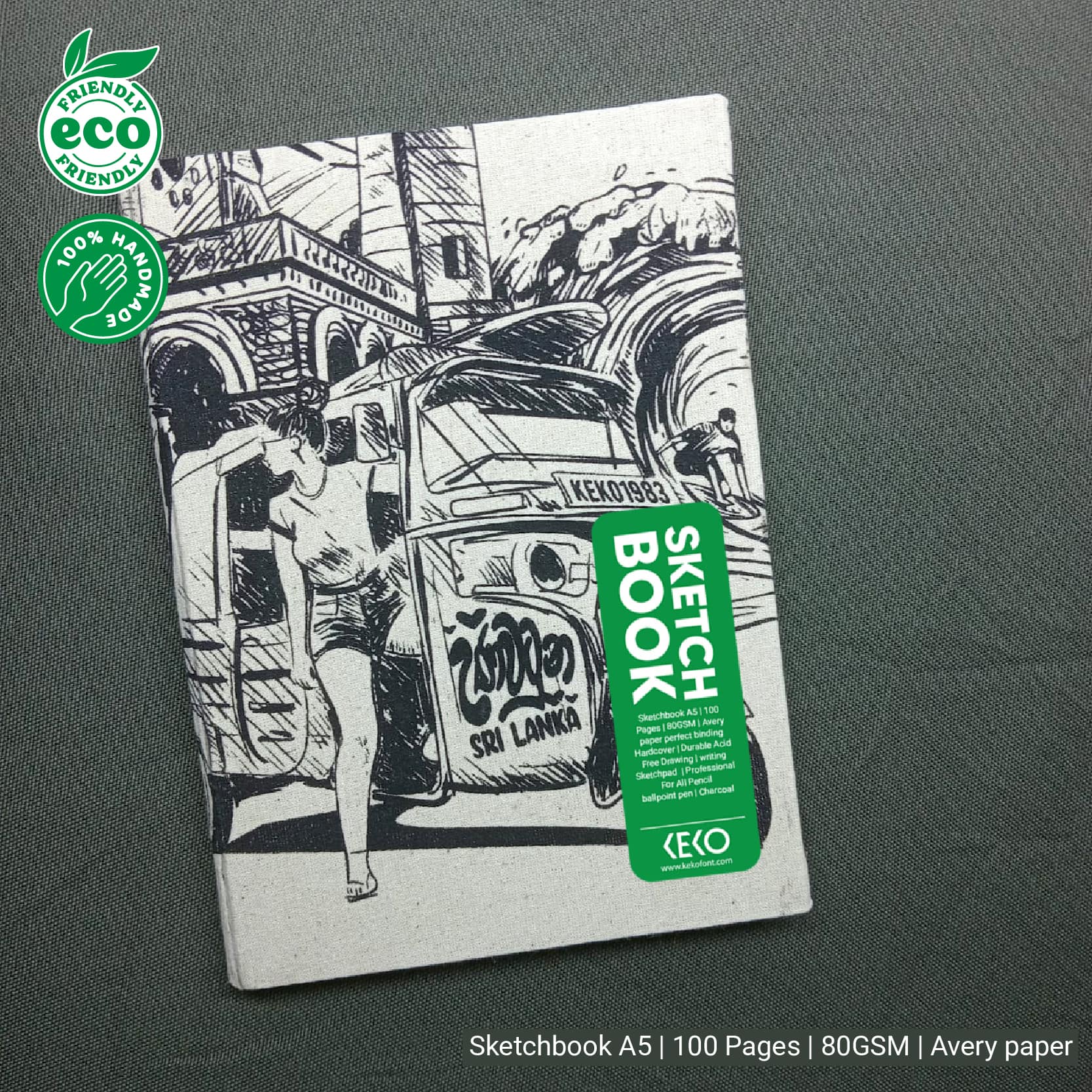 eco-friendly sketchbook-ගාල්ල